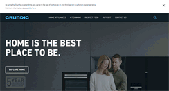 Desktop Screenshot of grundig.co.uk