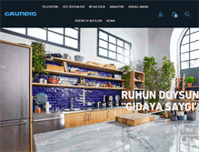 Tablet Screenshot of grundig.com.tr